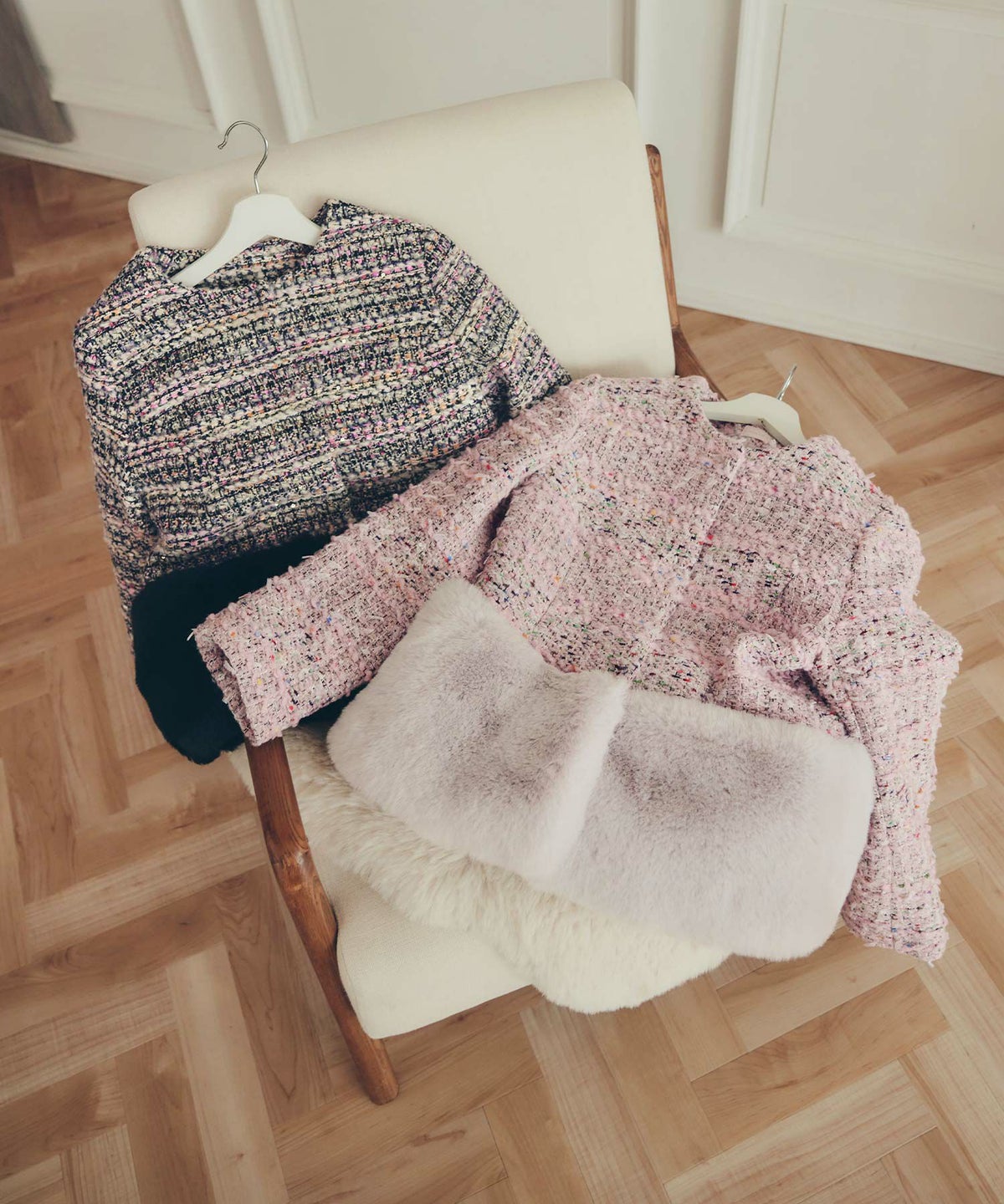 ジャケット レディース かわいい 上品 大人 きれいめ オフィス お呼ばれ ショート ドッキング ジョイントスペース