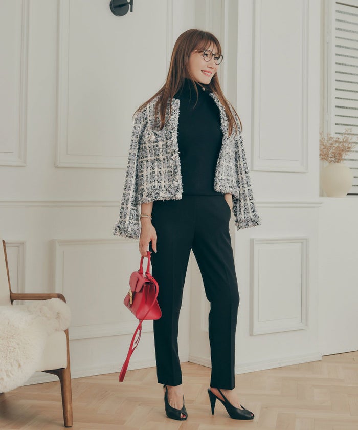 手洗い可 レディース アウター 秋冬 大人可愛い 上品 きれいめ オケージョン フェミニン ジョイントスペース