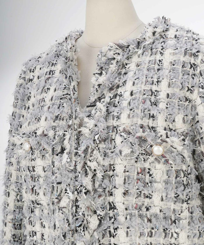 手洗い可 レディース アウター 秋冬 大人可愛い 上品 きれいめ オケージョン フェミニン ジョイントスペース