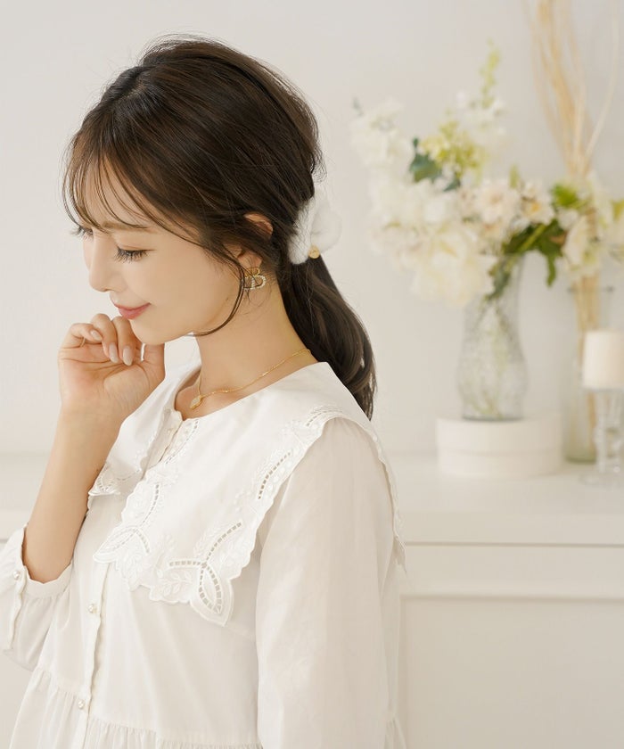 ヘアアクセサリー バンス ファー ハート クリップ ジョイントスペース