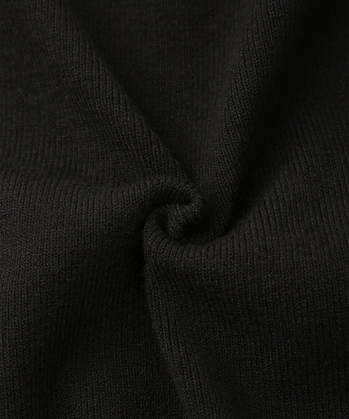 バラ モチーフ ニット カーディガン サテン カシミヤタッチ オフィス 冷房対策 きれいめ ミックス/アイボリー/M