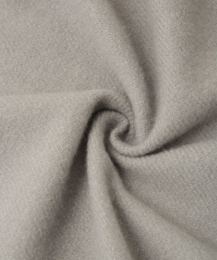 ファー 襟付き ショール 2way ストール マフラー エコファー フェイクファー 秋 冬 ライトグレー キャメル ブラック