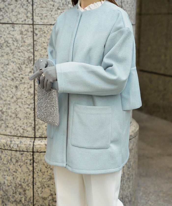 ビジュー リング グローブ レディース グローブ 手袋 シンプル ジュエリー 裏起毛 防寒 秋 冬 グレー/ベージュ/ブラック