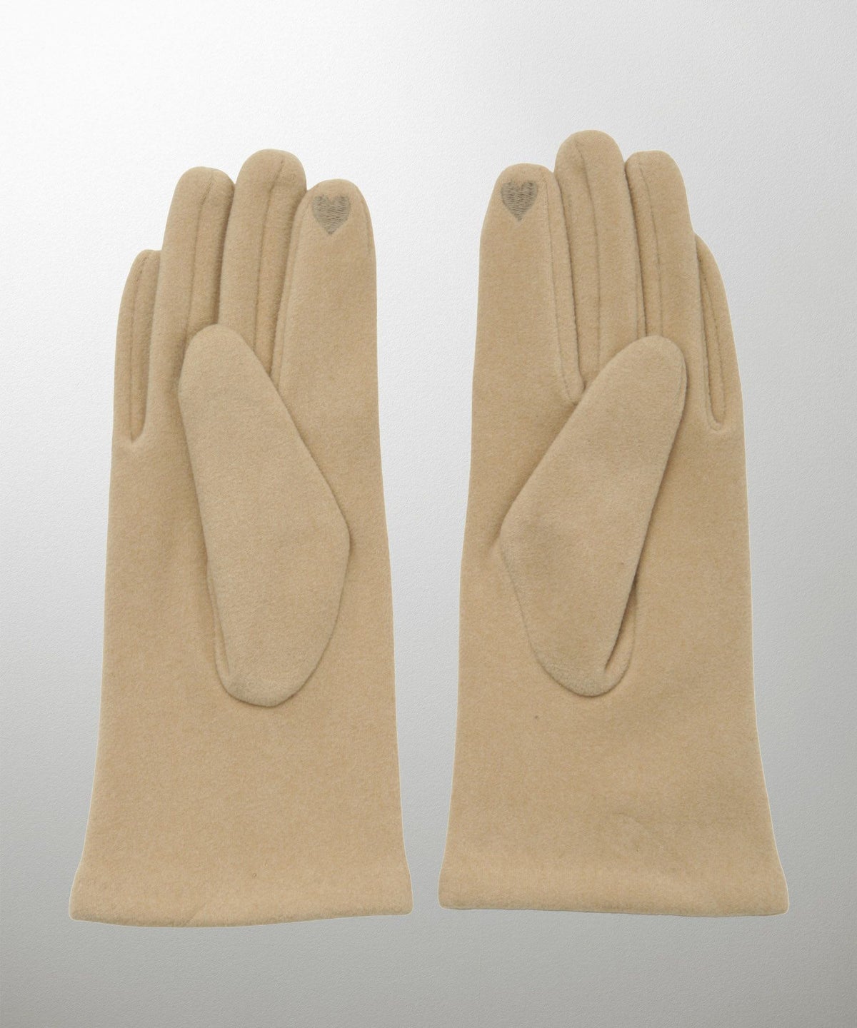 ビジュー リング グローブ レディース グローブ 手袋 シンプル ジュエリー 裏起毛 防寒 秋 冬 グレー/ベージュ/ブラック