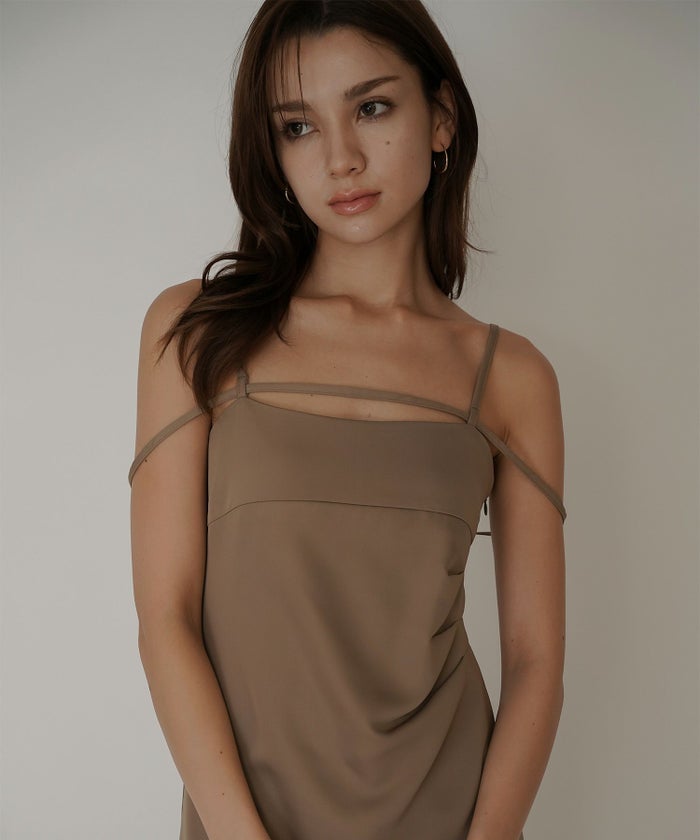 ストラップ アレンジ キャミワンピース KINO THE KEI