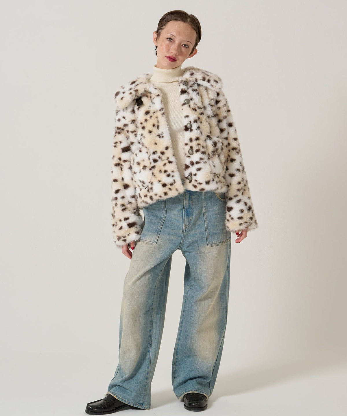 ファー/ショート/アウター/アニマル