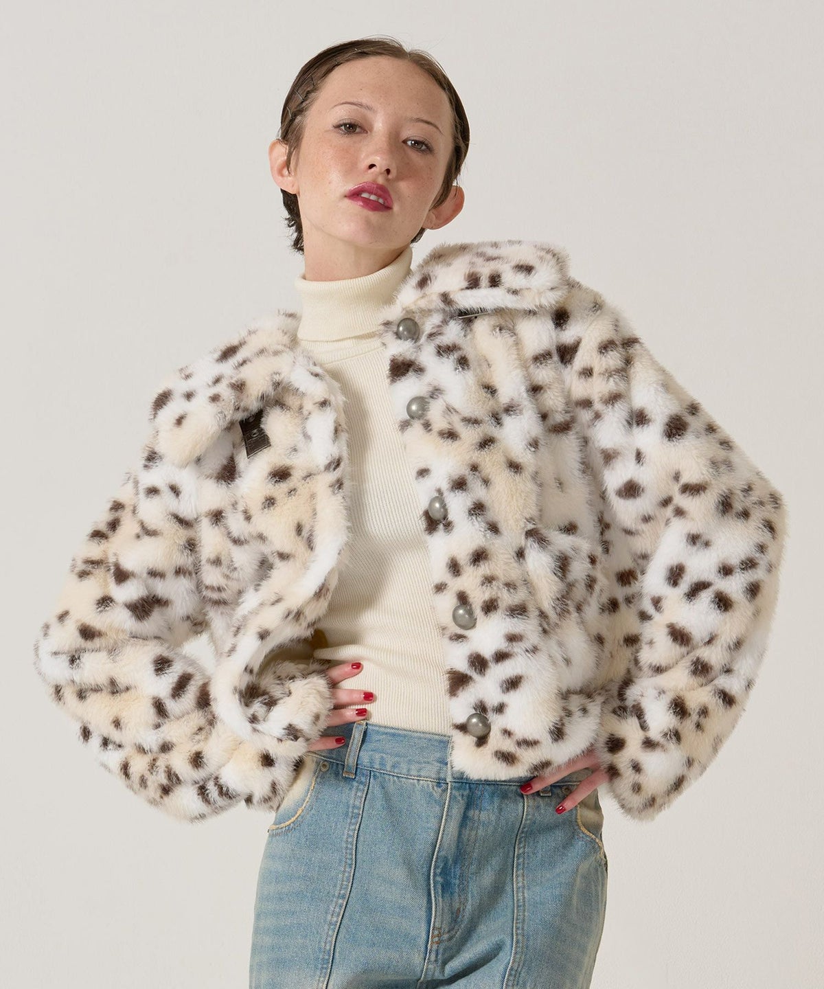 ファー/ショート/アウター/アニマル