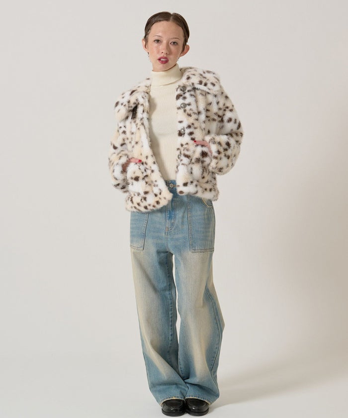 ファー/ショート/アウター/アニマル