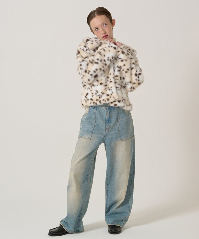 ファー/ショート/アウター/アニマル