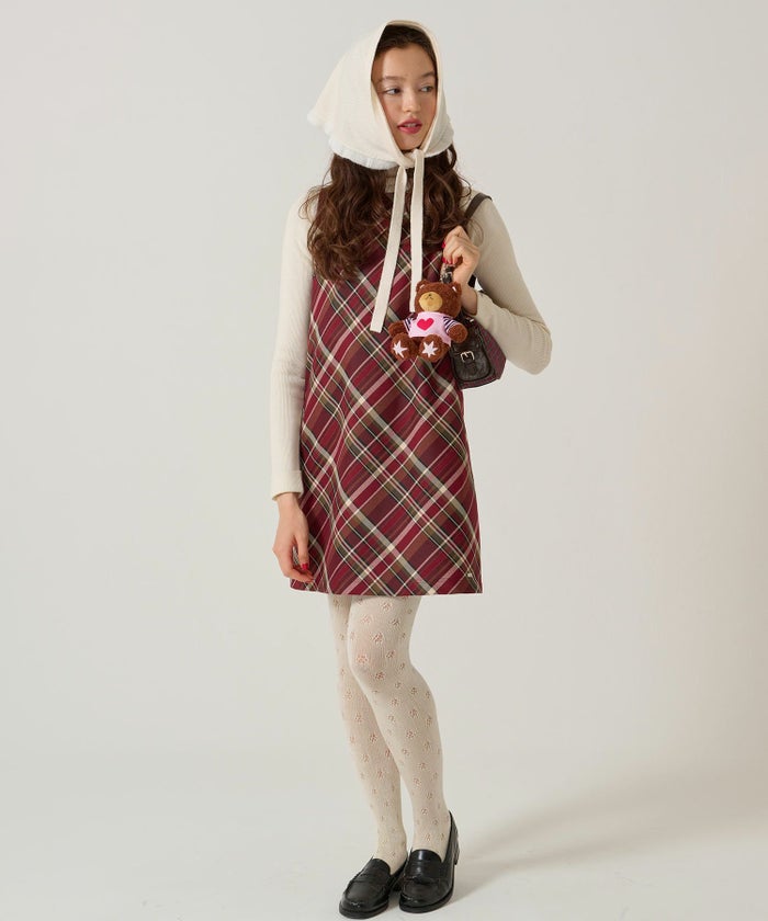 チェック/ワンピース/ジャンスカ