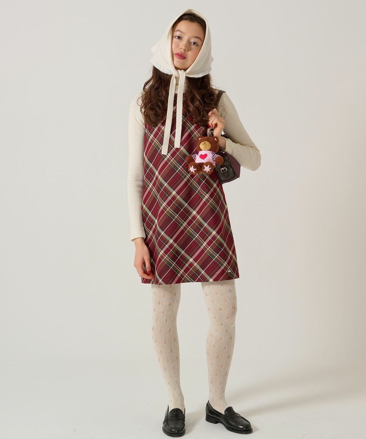 チェック/ワンピース/ジャンスカ