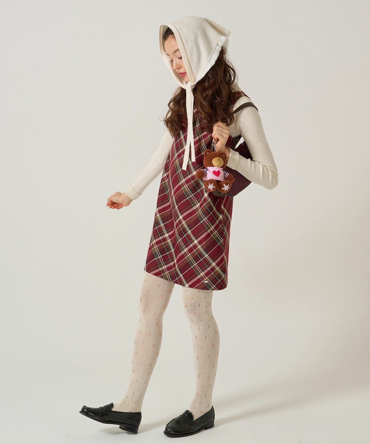 チェック/ワンピース/ジャンスカ