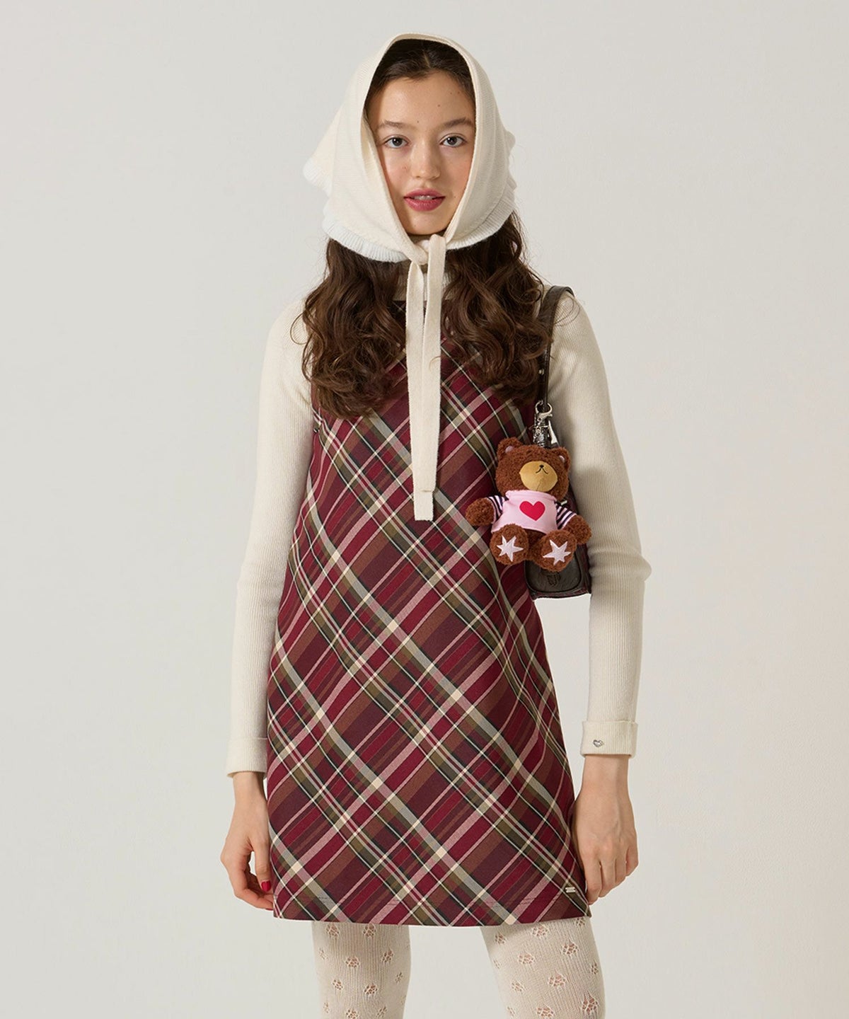 チェック/ワンピース/ジャンスカ