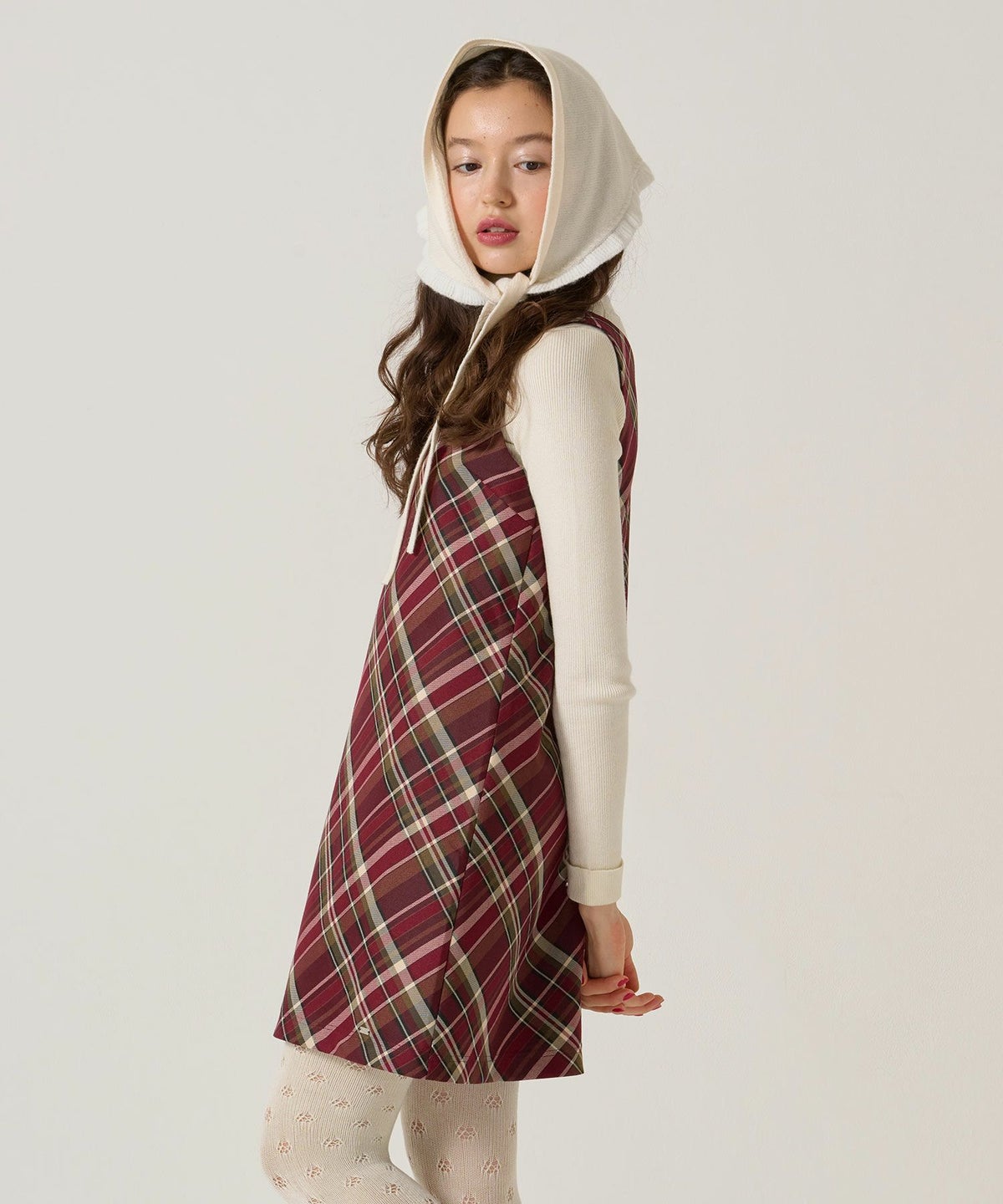 チェック/ワンピース/ジャンスカ