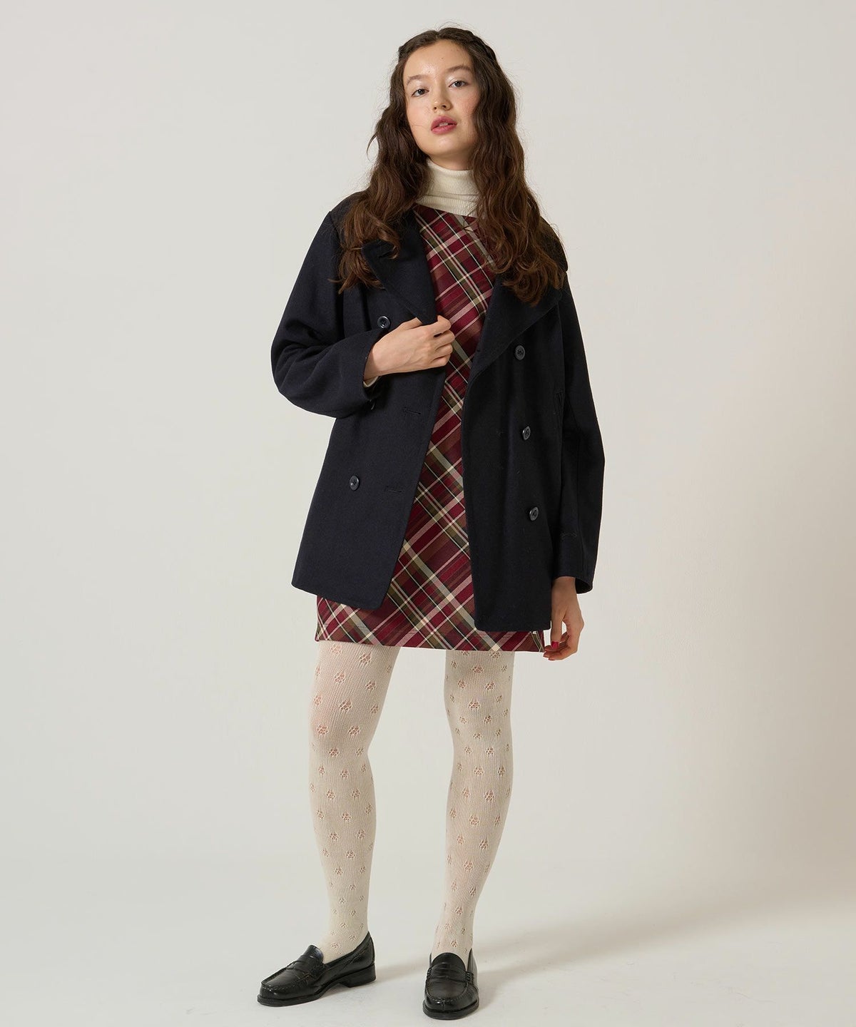 チェック/ワンピース/ジャンスカ