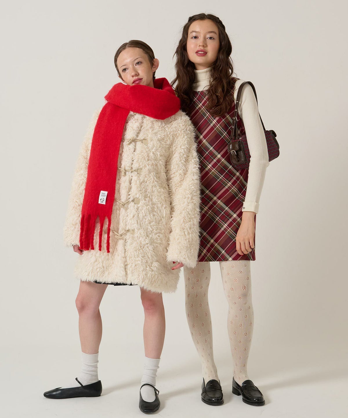 チェック/ワンピース/ジャンスカ