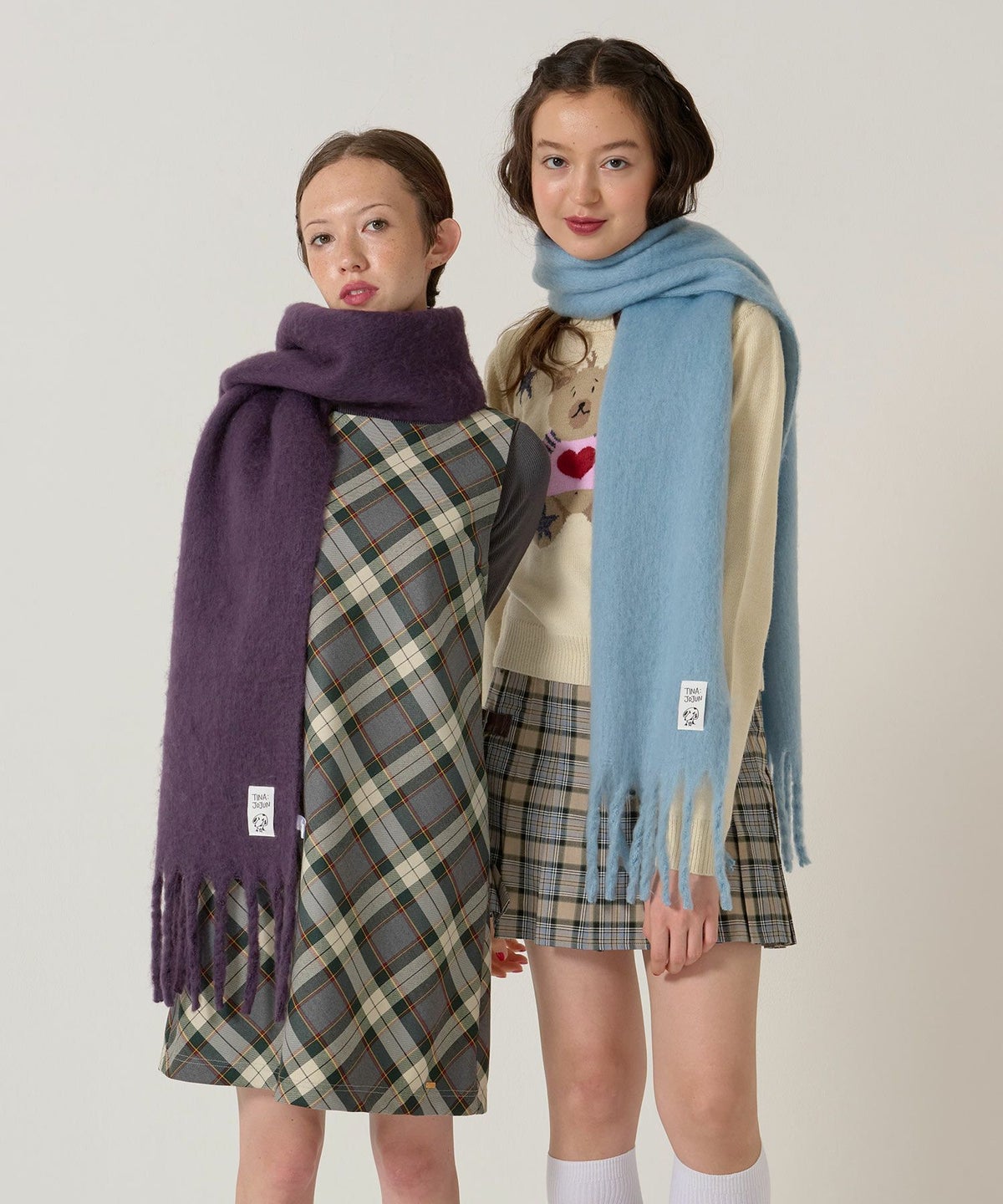 チェック/ワンピース/ジャンスカ