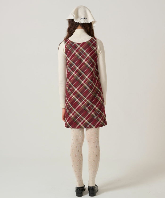 チェック/ワンピース/ジャンスカ