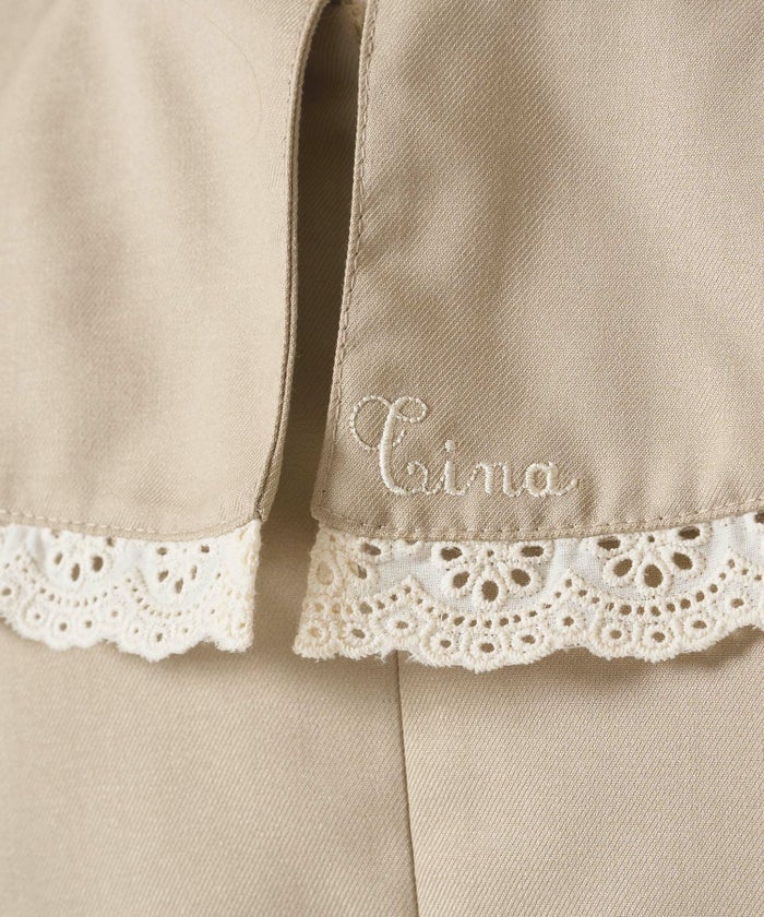 レース/丸襟/ワンピース 