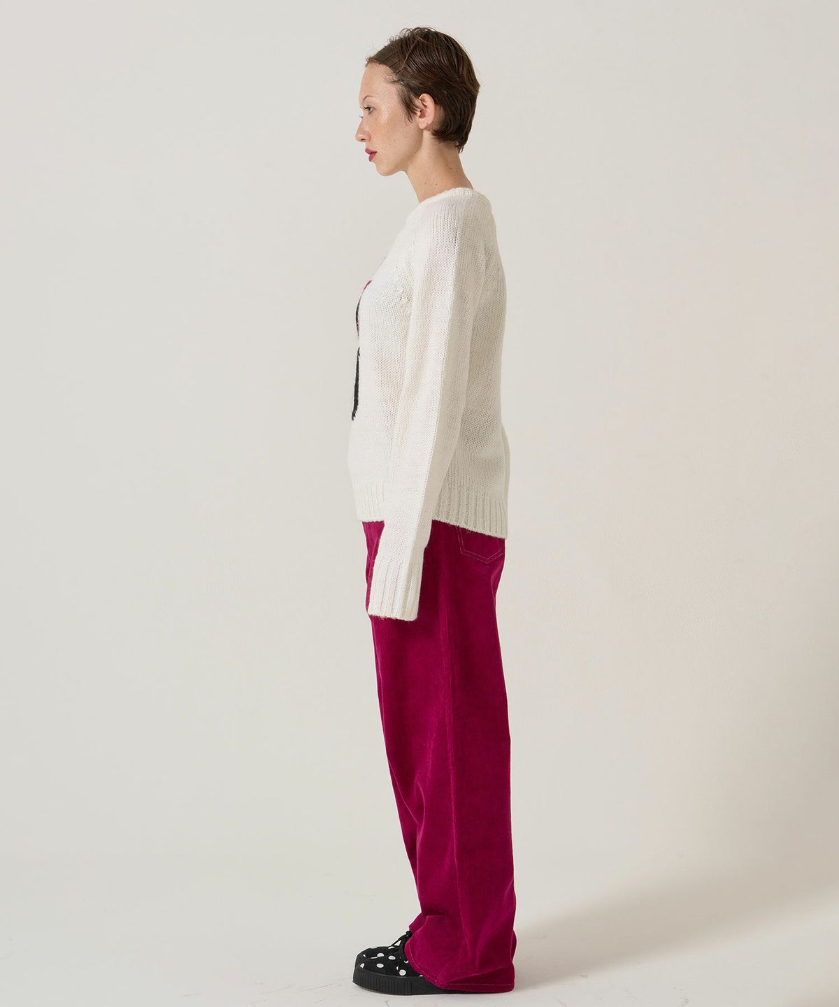 TJ/ラグラン/ニット/スター