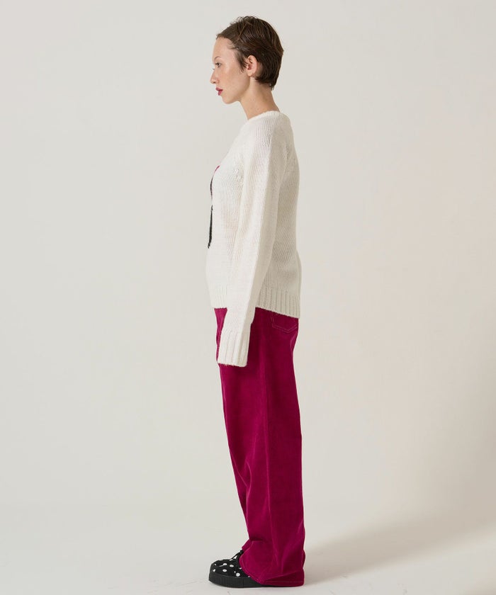 TJ/ラグラン/ニット/スター