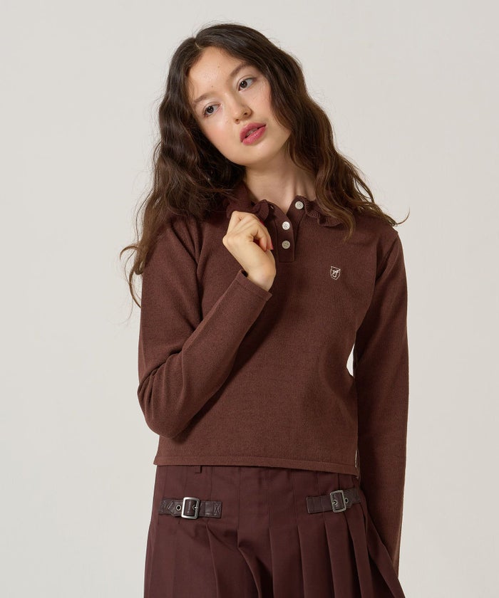 ベロア/フリル/ニット