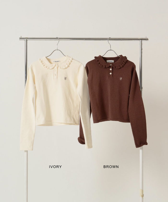 ベロア/フリル/ニット