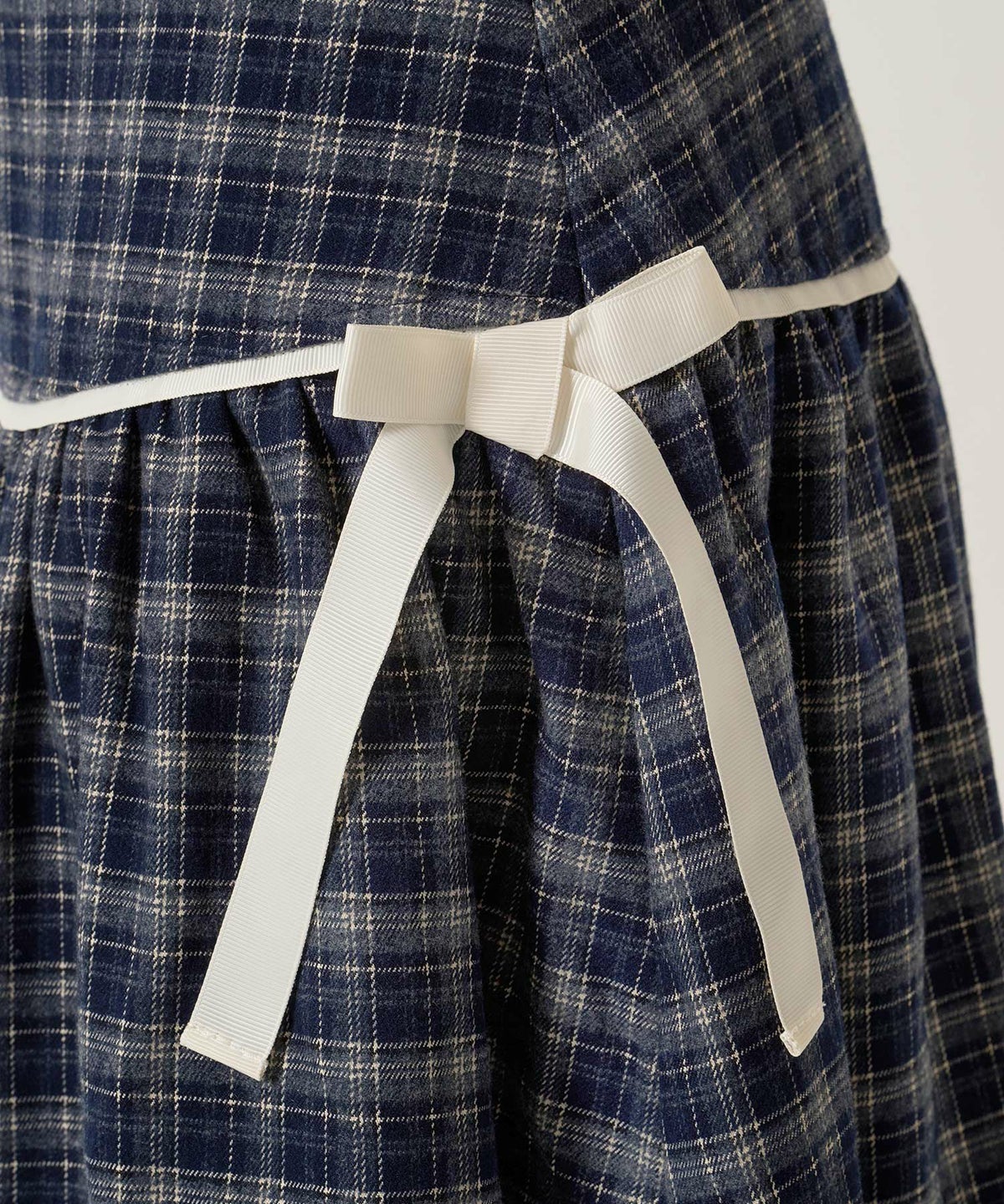 リボン/チェック/スカート