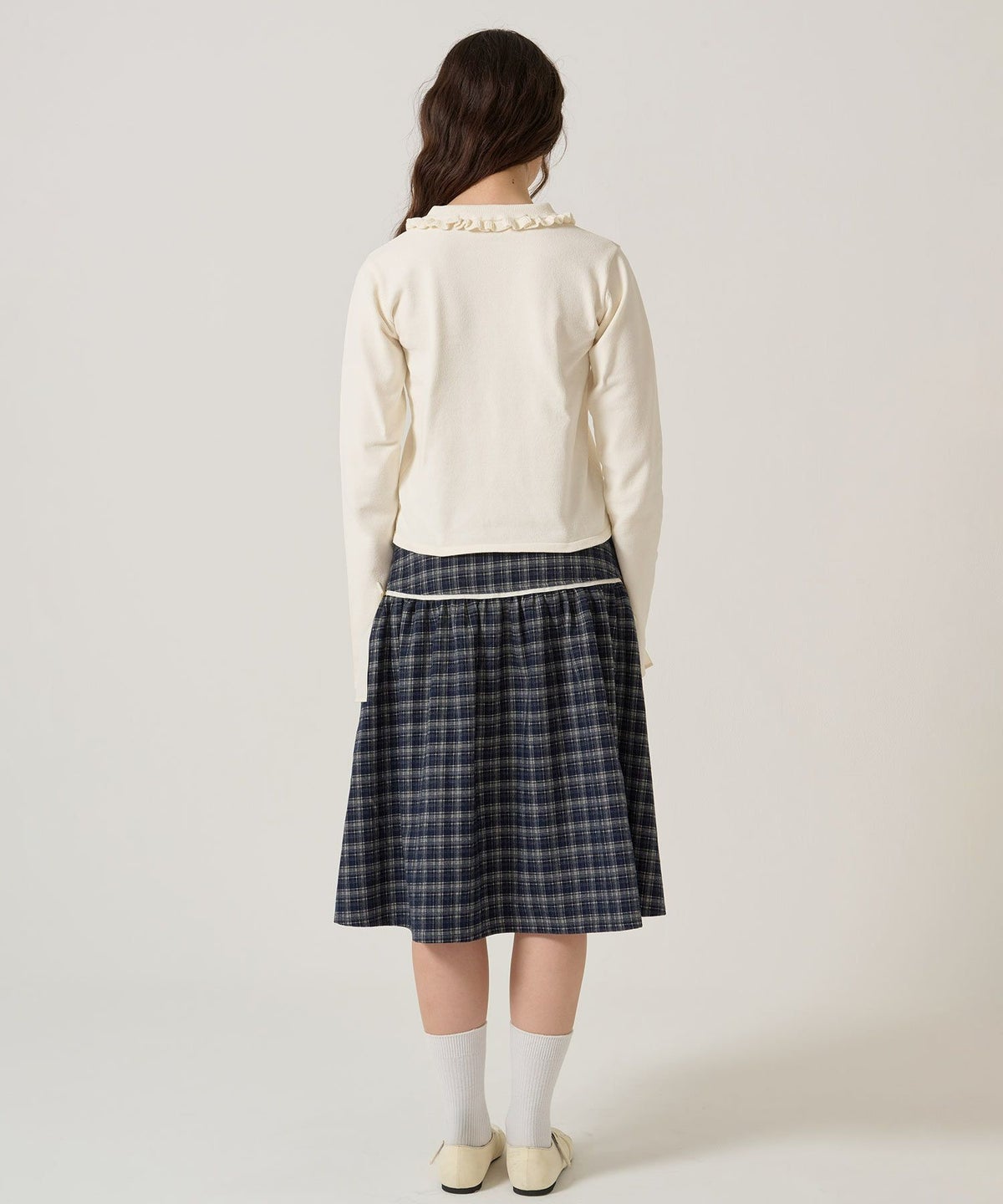 リボン/チェック/スカート
