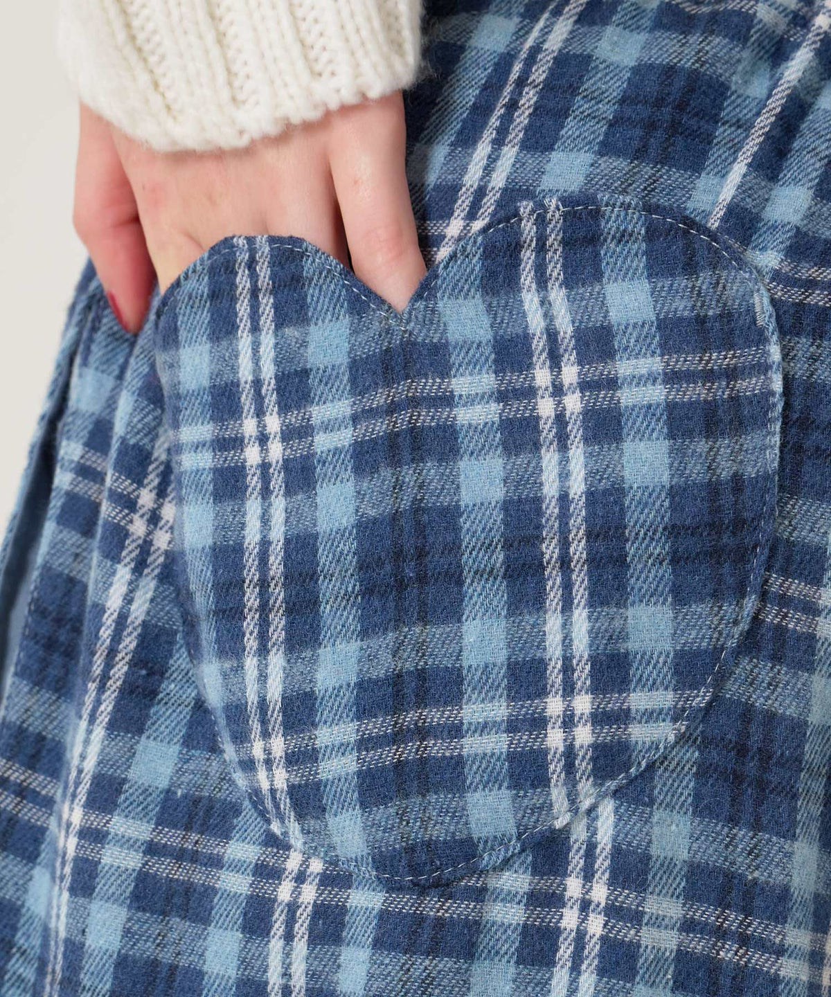 ノベルティ/ハート/チェック/パンツ