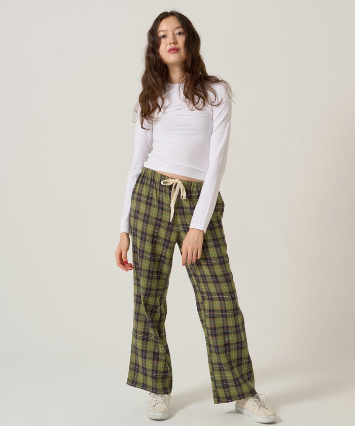 ノベルティ/ハート/チェック/パンツ