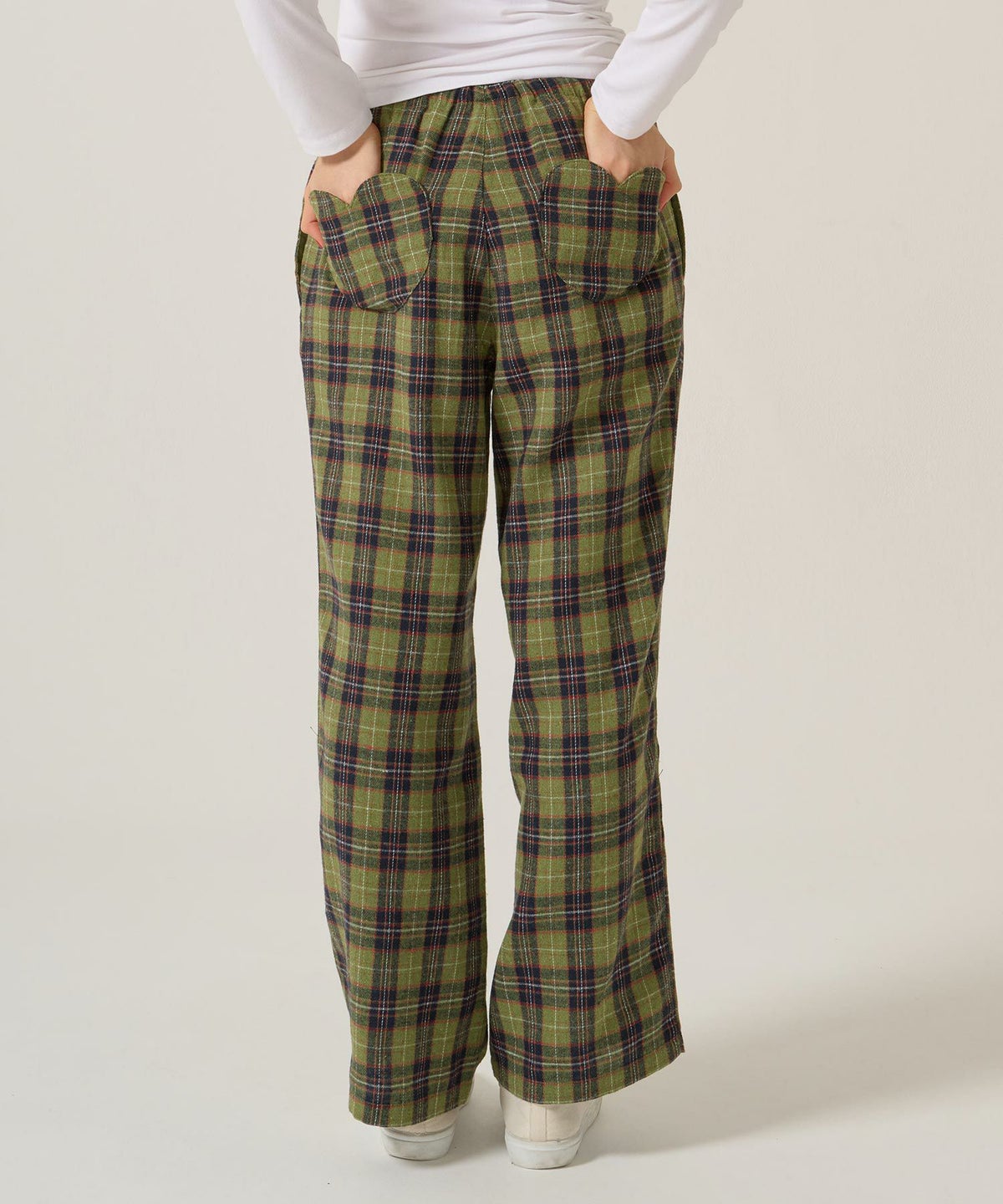 ノベルティ/ハート/チェック/パンツ