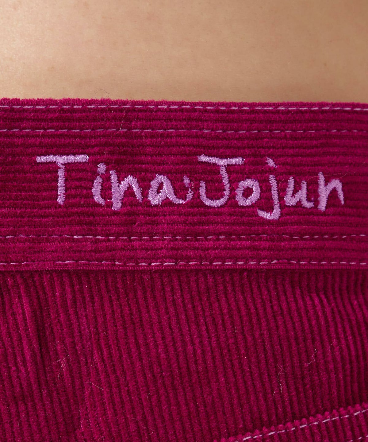 刺繍/コーデュロイ/パンツ