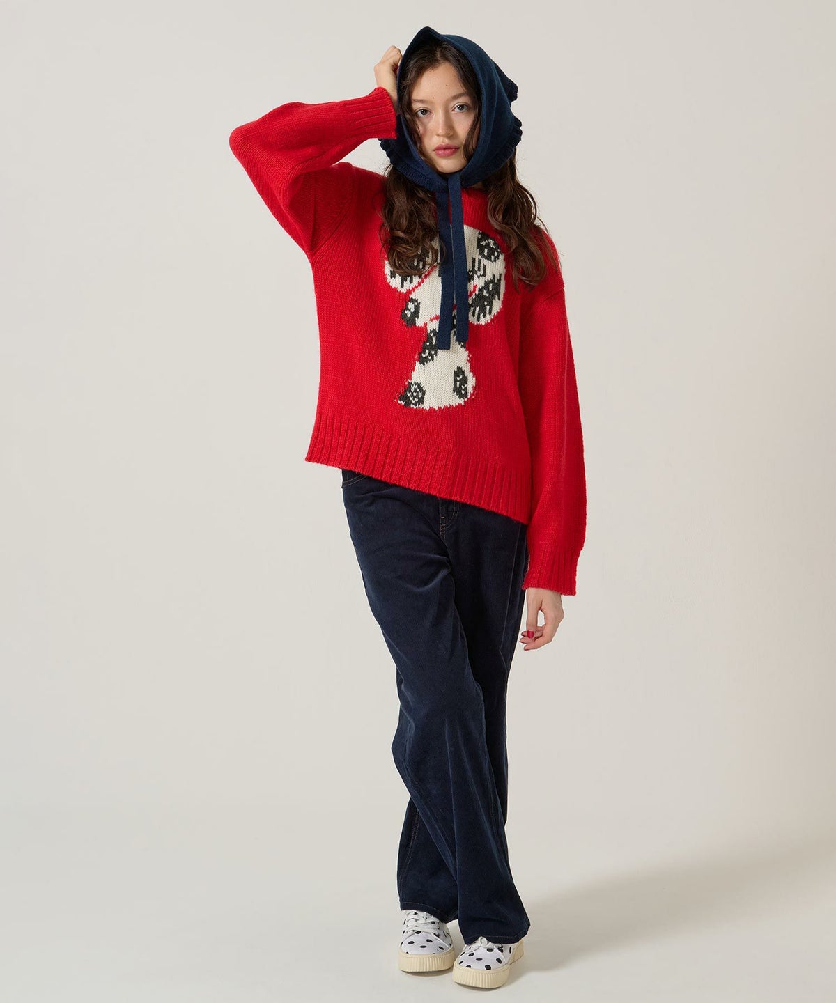 刺繍/コーデュロイ/パンツ