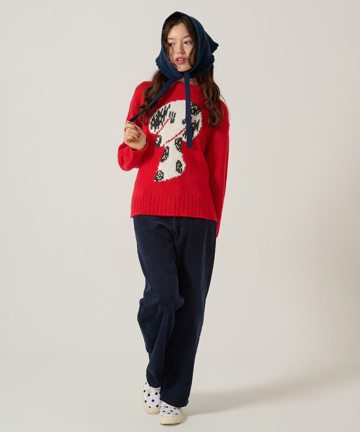 刺繍/コーデュロイ/パンツ