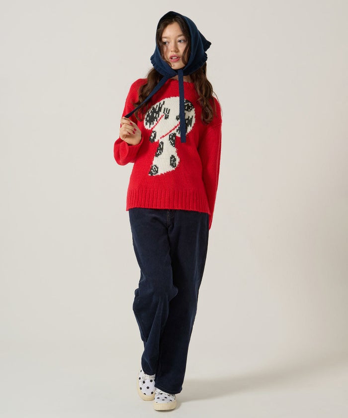 刺繍/コーデュロイ/パンツ