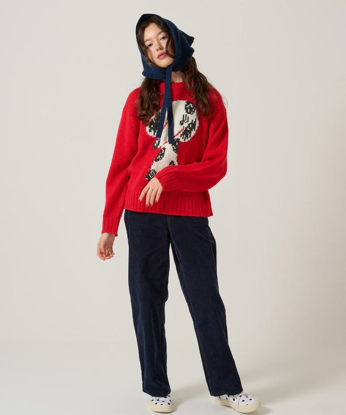 刺繍/コーデュロイ/パンツ