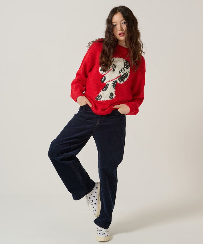 刺繍/コーデュロイ/パンツ