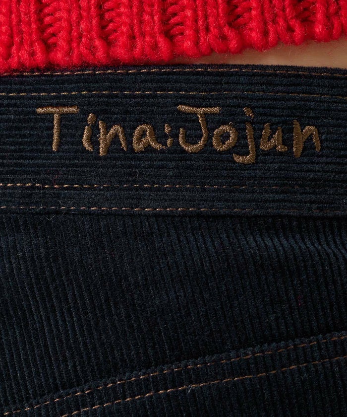 刺繍/コーデュロイ/パンツ