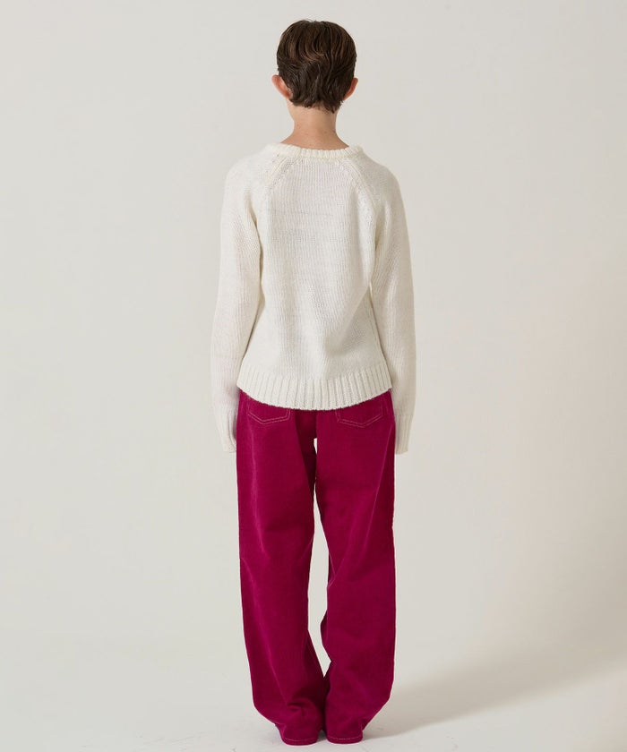 刺繍/コーデュロイ/パンツ