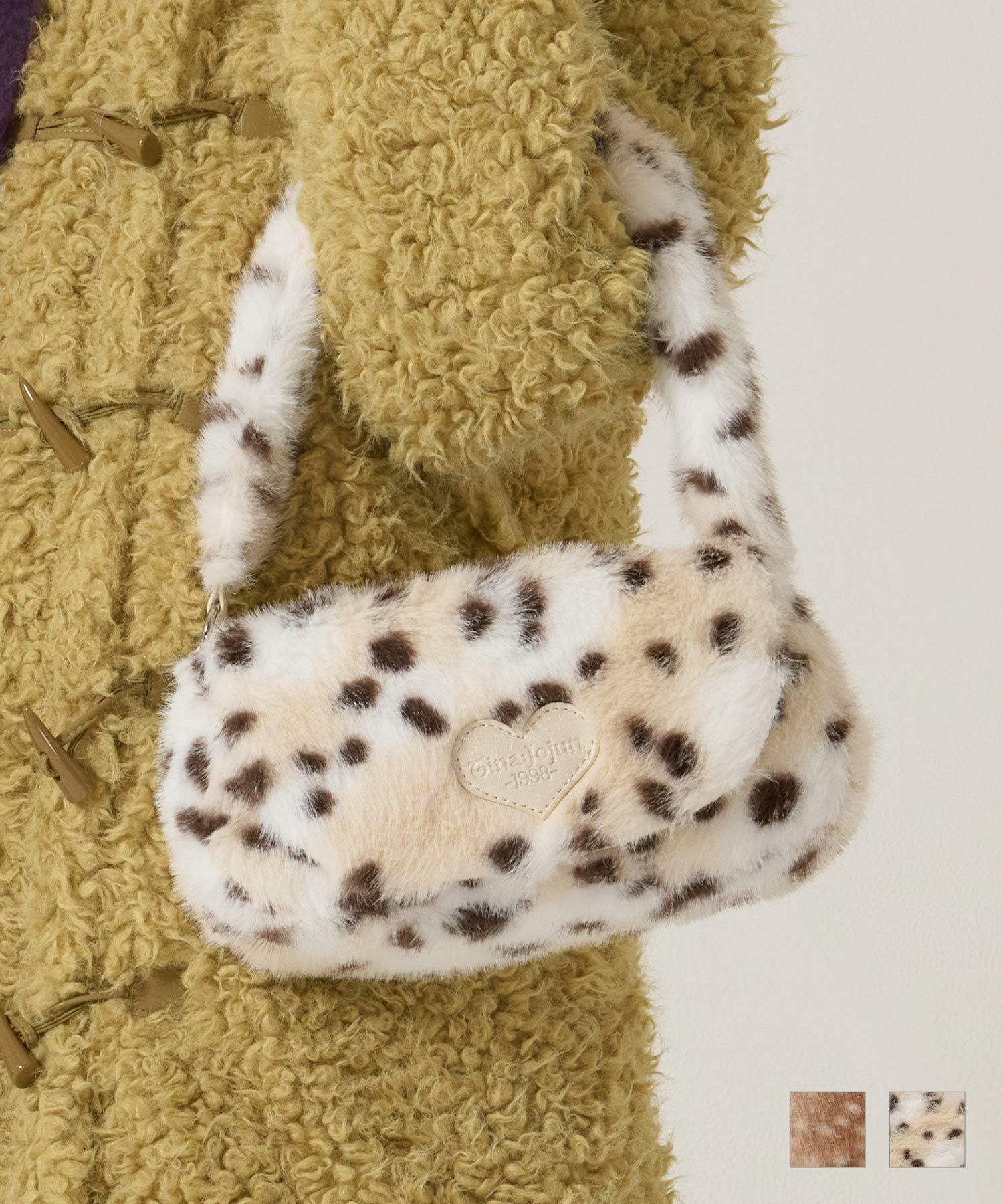 Valentine's Day limited price フェイクファー ミニバッグ TINA