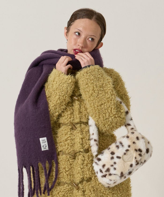 フェイクファー/ミニバッグ/ダルメシアン