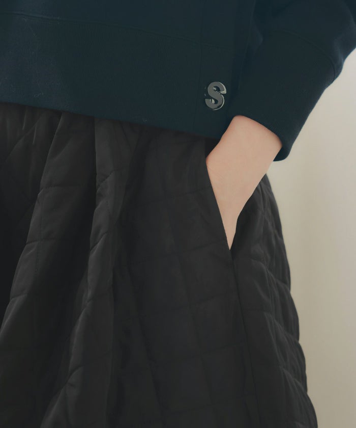 レディース 秋冬 大人可愛い 上品 きれいめ 大人カジュアル フェミニン オフィス 体型カバー ジョイントスペース