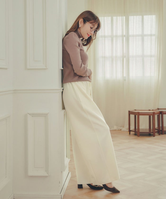 手洗い可 レディース 大人可愛い 上品 きれいめ 大人カジュアル オフィス シンプル ジョイントスペース