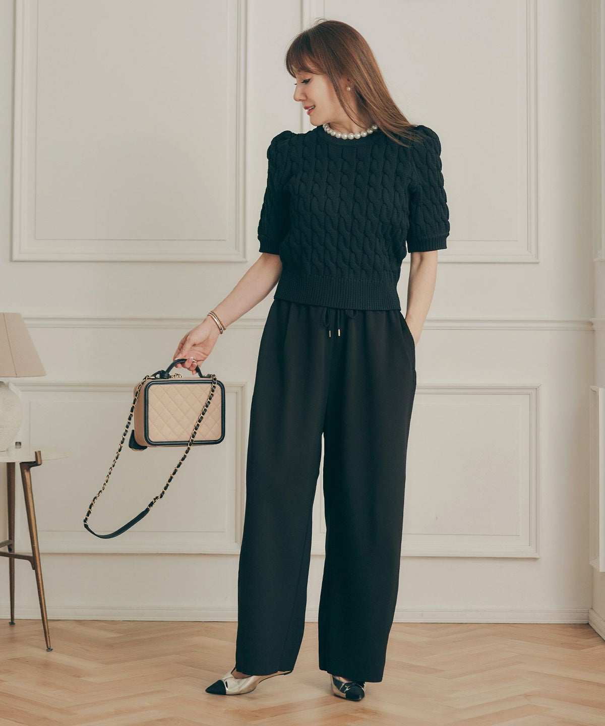 手洗い可 レディース 大人可愛い 上品 きれいめ 大人カジュアル オフィス シンプル ジョイントスペース