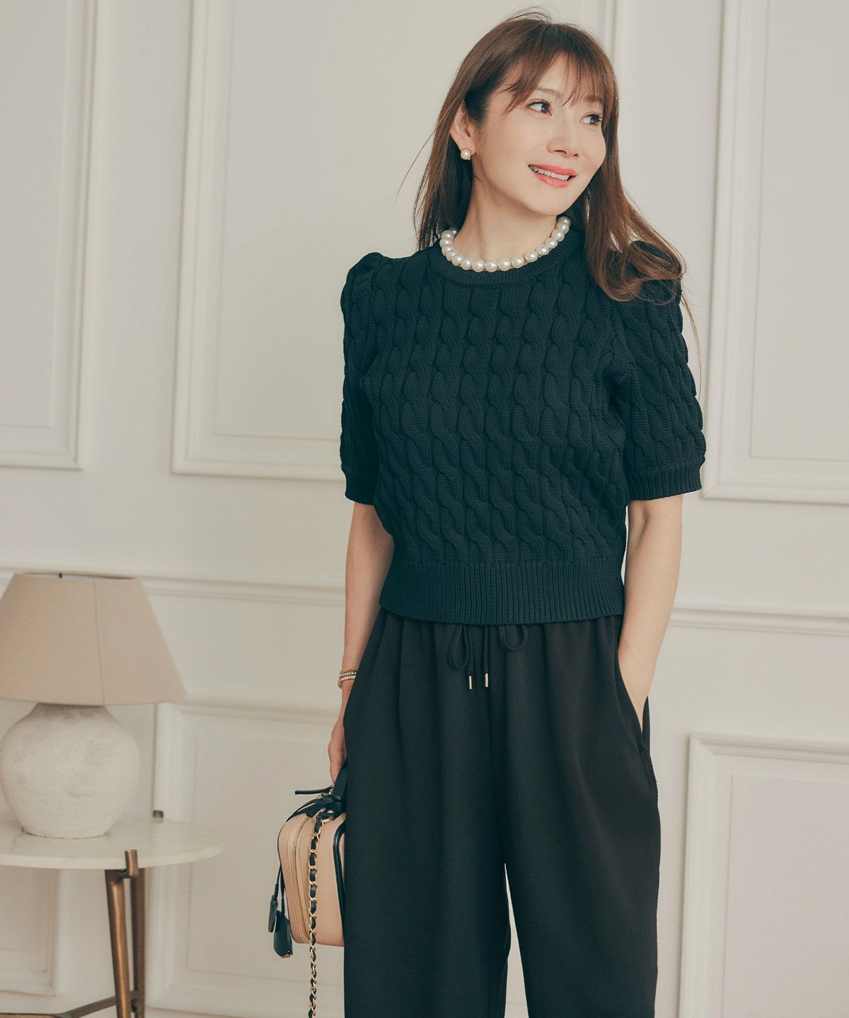 手洗い可 レディース 大人可愛い 上品 きれいめ 大人カジュアル オフィス シンプル ジョイントスペース