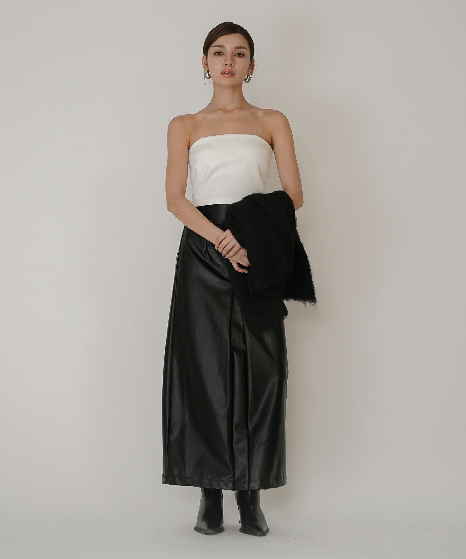 クリアカットソー 2WAY クロップド カップ付き トップス KINO THE KEI