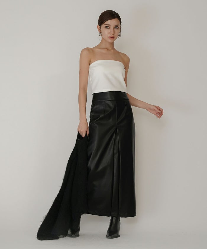 クリアカットソー ２WAY クロップド カップ付き トップス KINO THE KEI