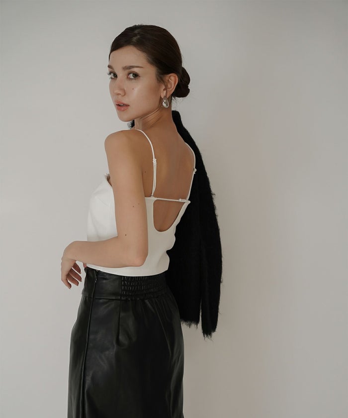 クリアカットソー ２WAY クロップド カップ付き トップス KINO THE KEI