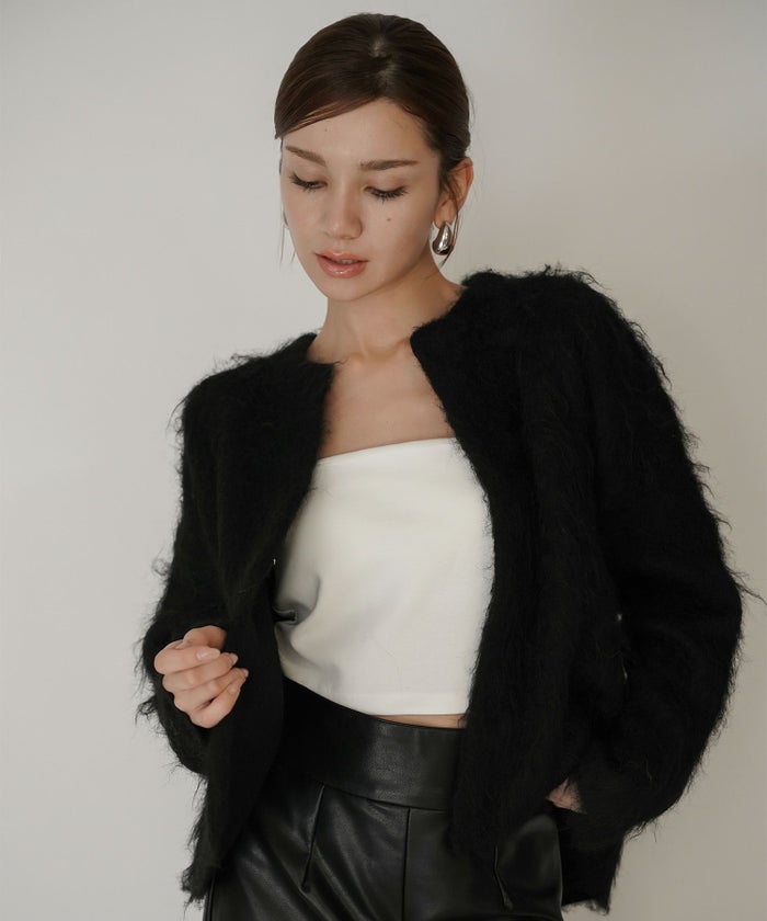 クリアカットソー ２WAY クロップド カップ付き トップス KINO THE KEI